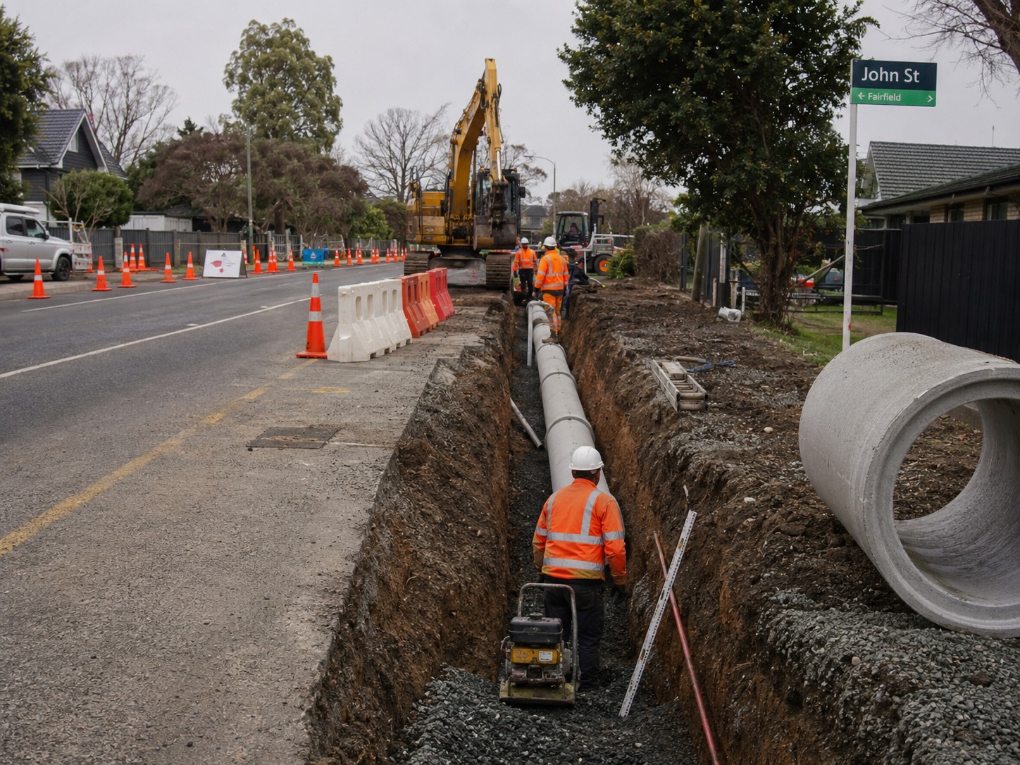 residential drainage Hamilton