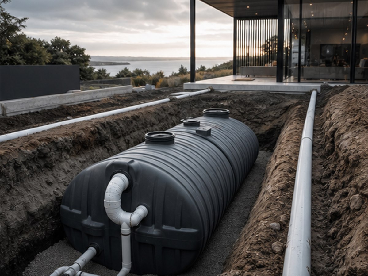 Primary and secondary wastewater treatment system installation